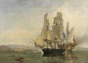 Action and Capture of the Spanish Xebeque Frigate El Gamo Clarkson Frederick Stanfield